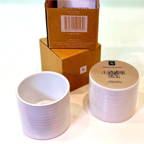 Set of 2 Nespresso candle cups - Picture 1 of 4